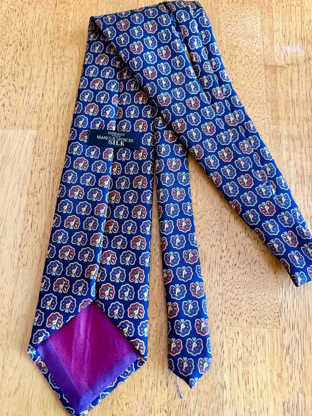 Vintage Marks and Spencer Silk Tie